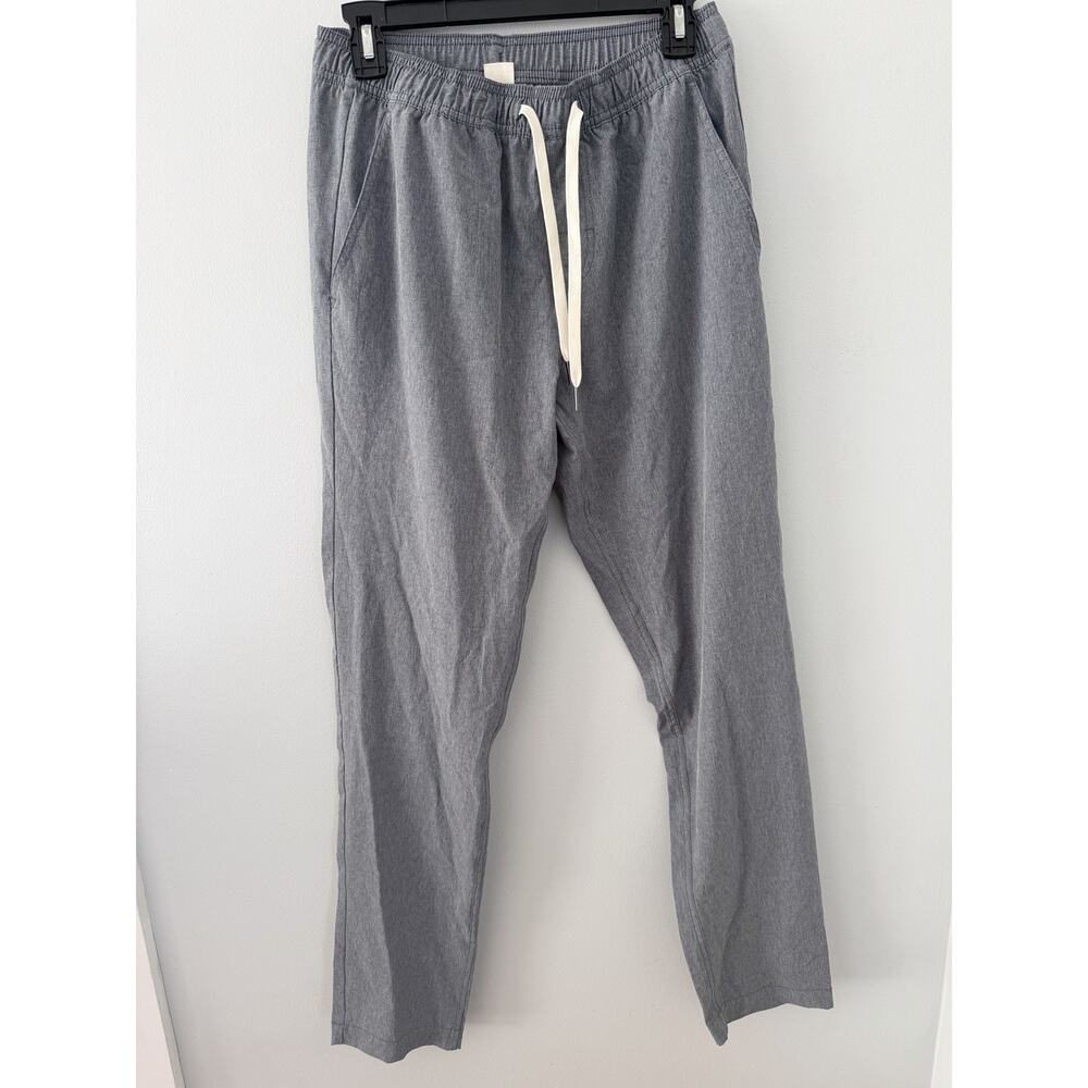 Fair Harbor One Pants Mens S Gray Performance Stretch Active Coastal Drawstring